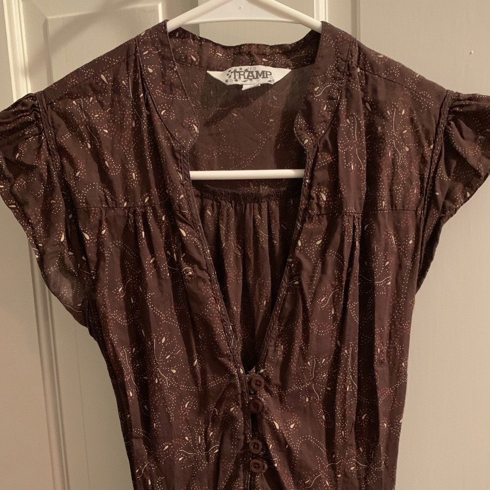 Mixed pattern dress